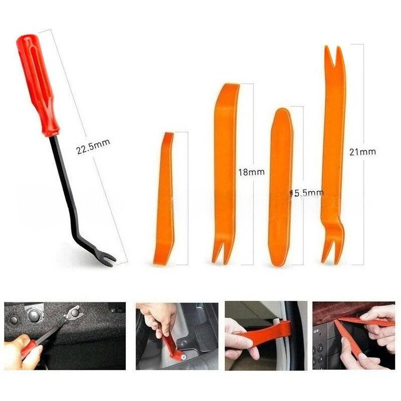 1-5Pcs Car Door Clip Car Disassembly Tools Set DVD Stereo Refit Kits Interior Plastic Trim Panel Dashboard Removal Tool