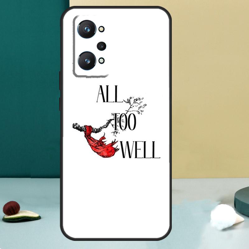 All Too Well Lyrics For Realme 11 10 12 13 14 Pro Plus GT 7 6 5 Pro GT 6T C67 C61 C53 C51 C21Y C25S C75 C55 Case
