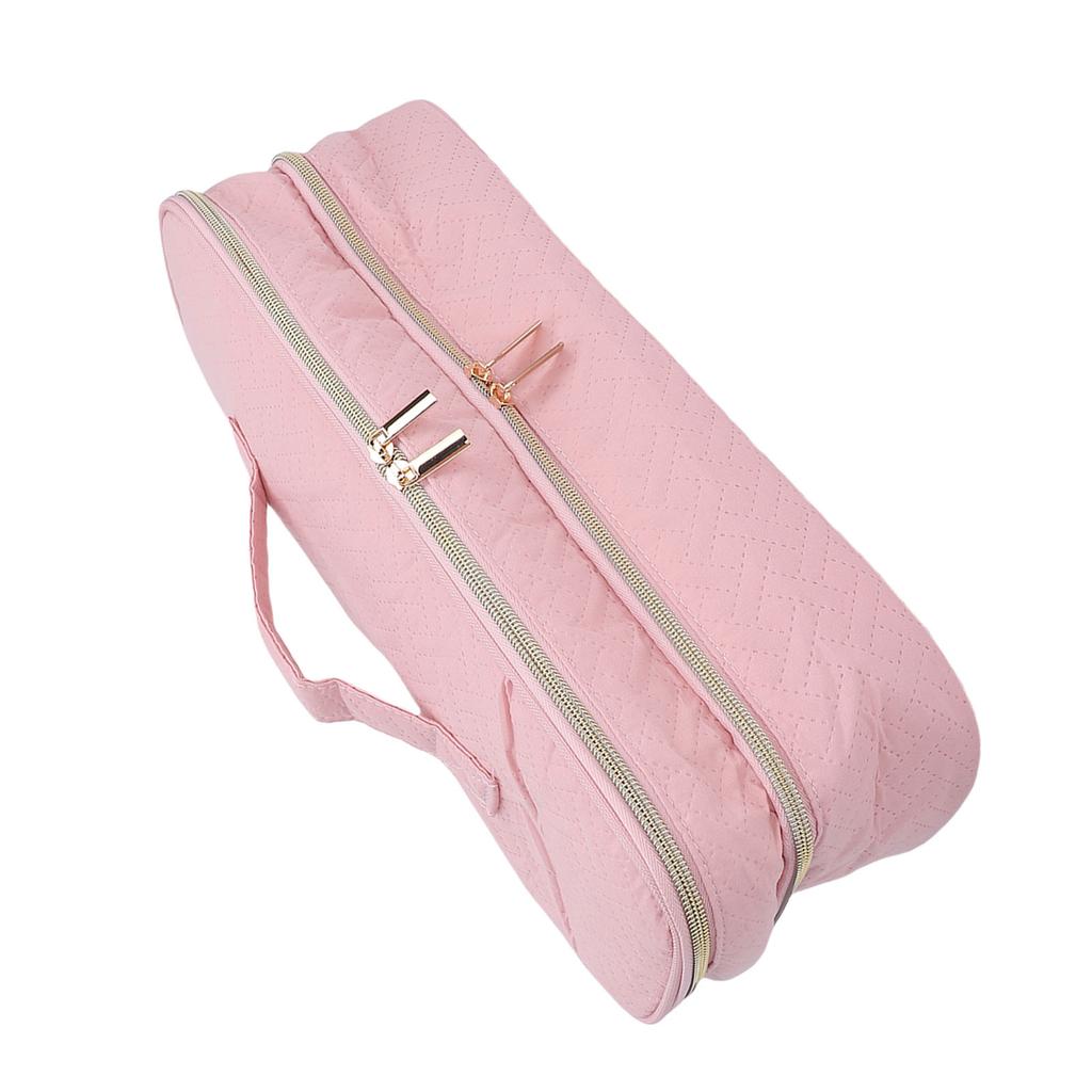 Reise-Tragekoffer für Haartrockner Doppellagige tragbare Aufbewahrungstasche für Haartrocknerbürste Stylingwerkzeug