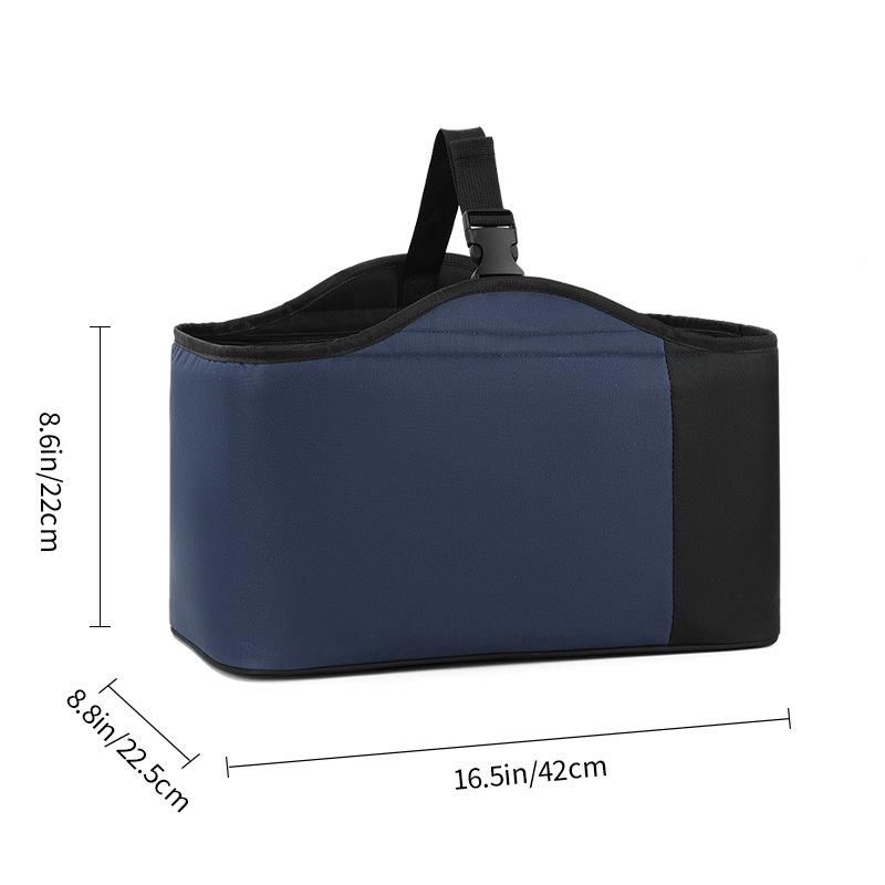 Large Capacity Insulated Picnic Basket with Aluminum Frame and Foil Lining