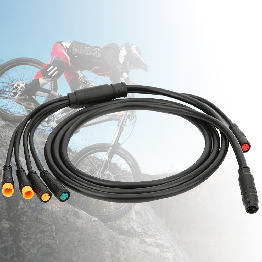 1 für 5 Integriertes Fahrradkabel mit Lichtfunktion für E-Bike Wasserdichter Controller