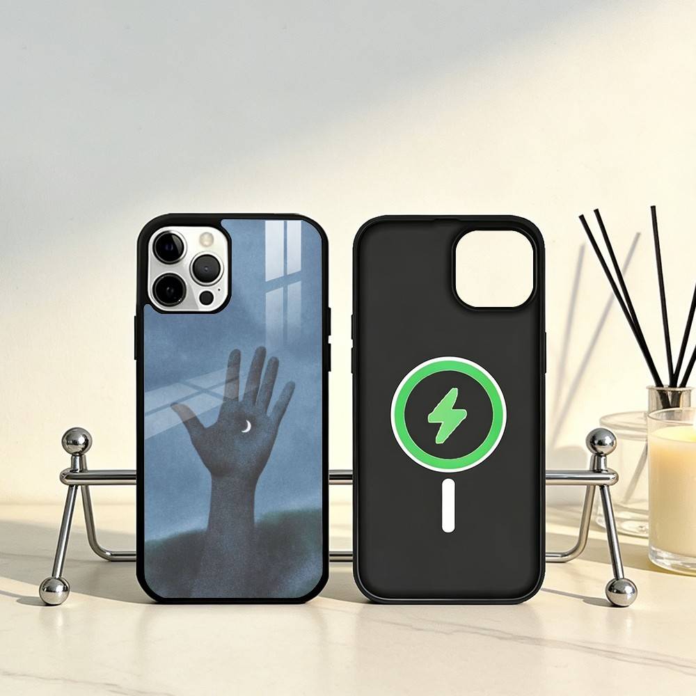 R-Rene M-Magritte Art Phone Case For iPhone17,16,15,14,13,12,11 Plus,Pro Max Magnetic For Magsafe Wireless Charging