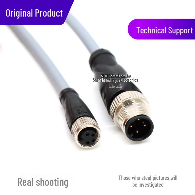 V31-GM Sensor Cable: M8 Female To M12 Male Connector