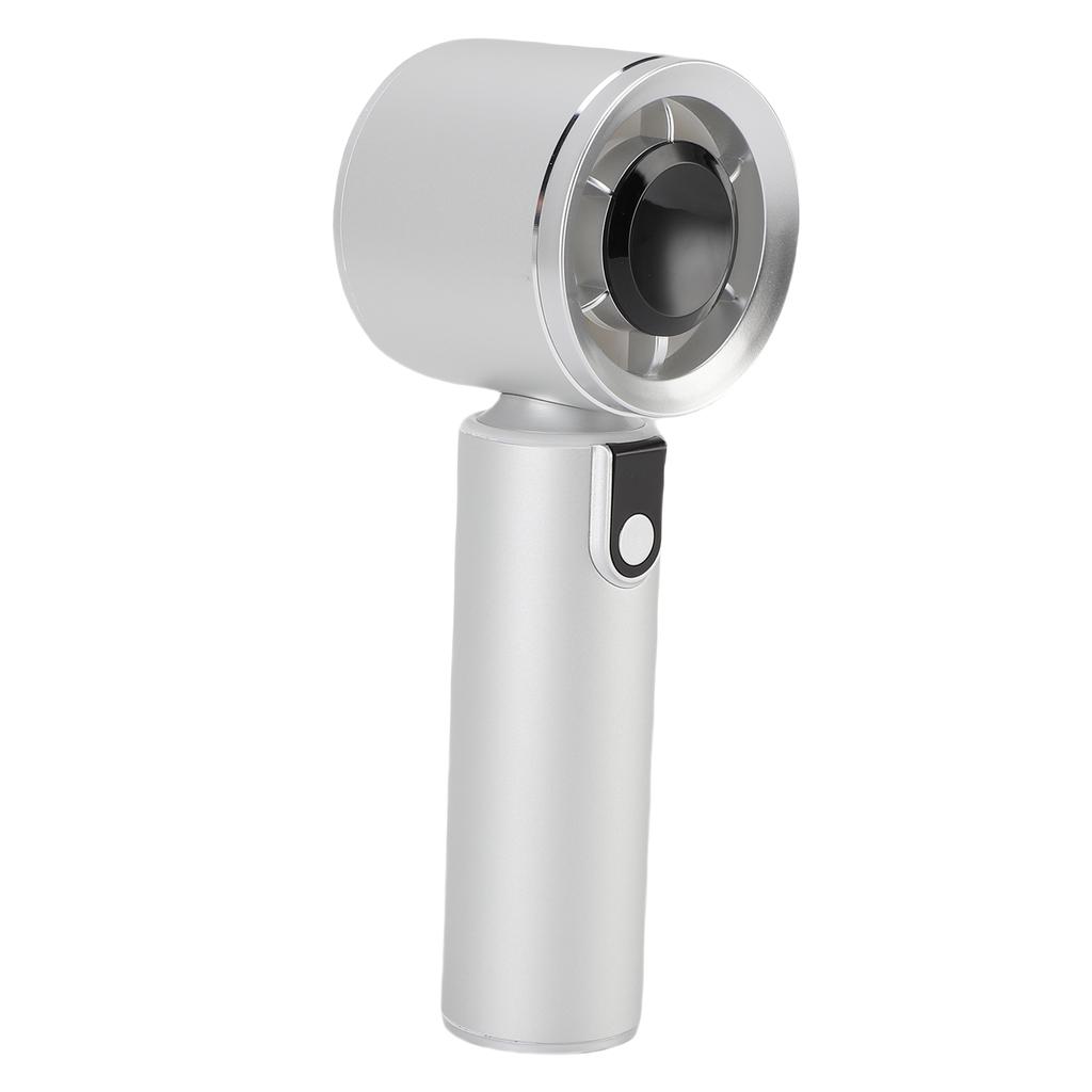 Handheld Portable Turbo Fan 4000mAh Rechargeable Personal Battery Operated Quiet Small Pocket Fan with 5 Speeds Ambient