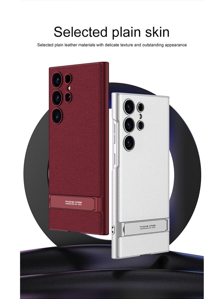 Samsung S24/S24Plus/S24Ultra Ultra-thin Leather Stand Phone Case