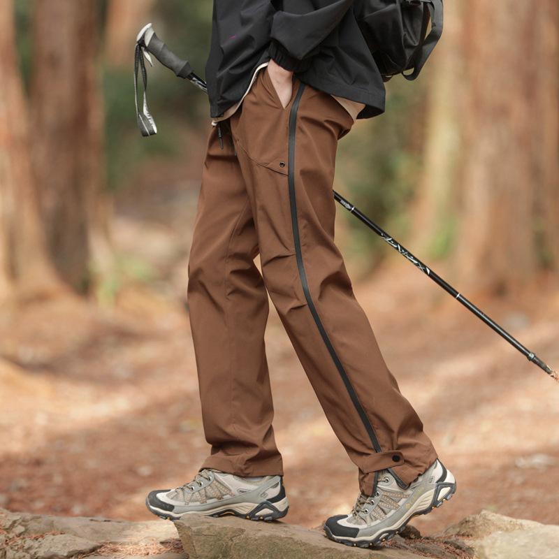 Pánské větruodolné vodoodpudivé cargo turistické kalhoty na jaro/podzim pro outdoor