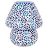 Handcrafted Blue and Indigo Beads Decorative Glass Table Lamp - Unique Home Décor Lighting (Pack of 1)