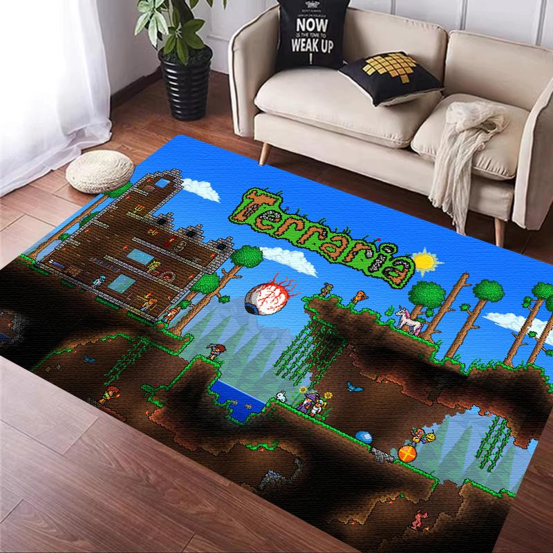Juego Sandbox T-Terraria Alfombra Cocina Felpudo Entrada Decoración Suelo Dormitorio Alfombra Sala de Estar Baño Alfombras Antideslizantes
