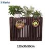 Xiwanhui Outdoor Anti-Corrosion Wood Partition Flower Box with Fence