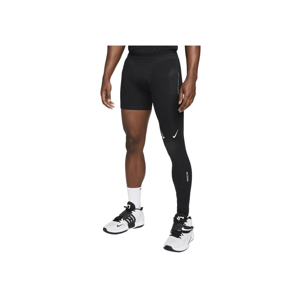 Nike X NOCTA Basketball Single Leg Tights Left Black Men Bottoms DN0005-010