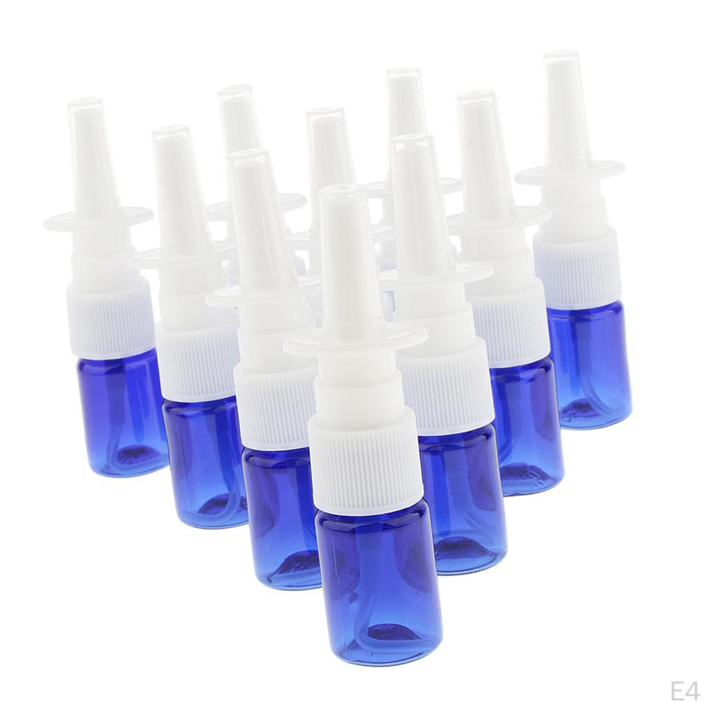 Confezione da 10 Flacconcini Spray Ricaricabili per Uso da Viaggio, 5ml