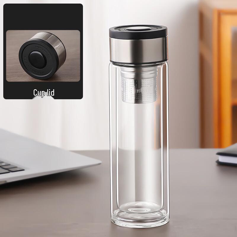 OLOEY Magnetic Glass Tea Infuser Bottle
