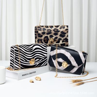 Leopard Print Small Square Bag Women's Bag New Girl Bag Shoulder Messenger Bag Mobile Phone Bag