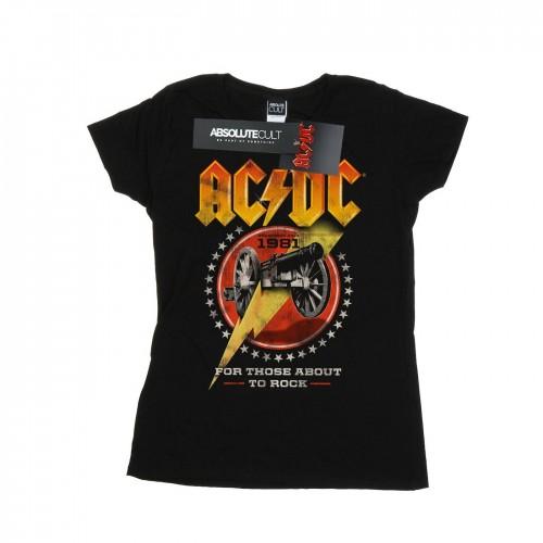 

AC/DC Womens/Ladies For Those About To Rock 1981 Cotton T-Shirt XL