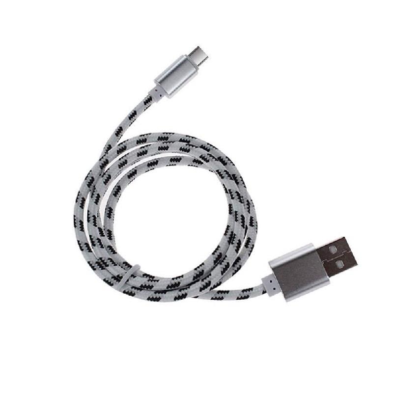 Aluminum Premium Alloy Data Cable Fast Charging Smartphones Tablet Pattern Tiger