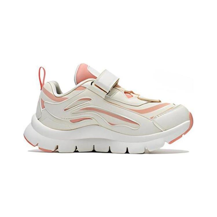Li Ning Kids Table King X  Non-Slip Wear-Resistant Low-Top Sports Casual Shoes Kids sneakers White Pink YKNS144-4