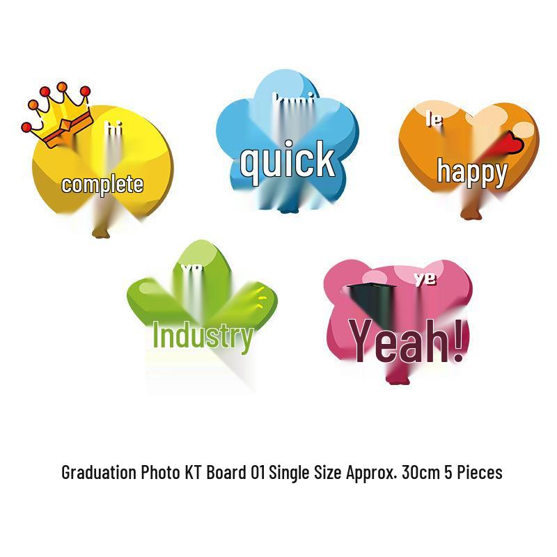 Exam Success Photo Props: Middle & College Handheld Signs for Graduation & Motivation