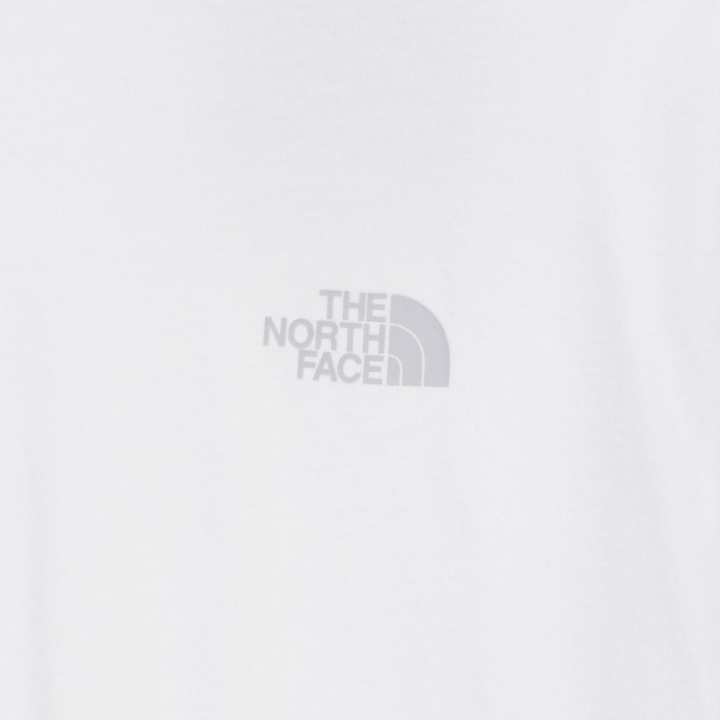 The North Face Solid Color Loose Fit Drop Shoulder Long Sleeve T-Shirt Women Tops White NT7TR41B