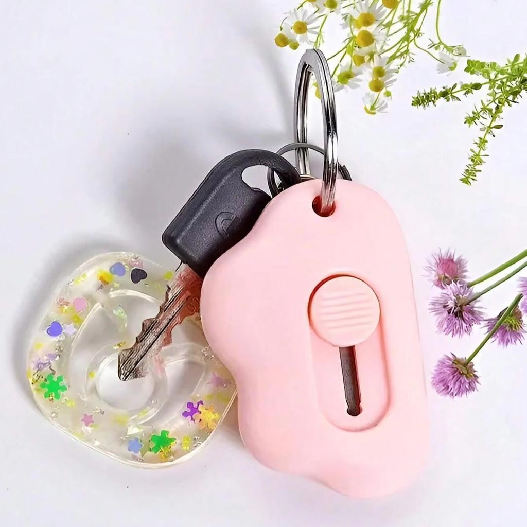 1/2/3 Stück Mini Taschenwolkenkunst Universalmesser Papierschneider Basteln Verpacken Nachfüllbare Klinge Schule Büro Schreibwaren