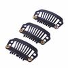 28mm 1000pcs Wig Hair Clips Tool Metal Snap Clips 8 Shape Silicon Clips for Hair Extensions Tools