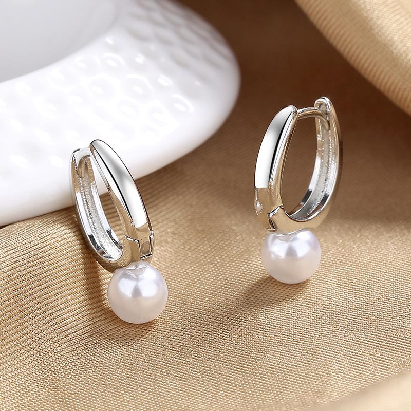 New 925 Sterling Silver AAA Zircon Stud Earrings for Women Fashion Exquisite Student Girlfriend Jewelry Accessories Heart Gift