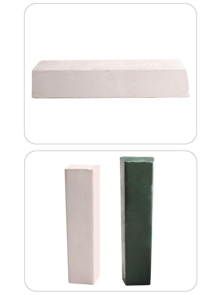 Metal, Glass, Marble & Jade Polishing Paste - White & Green Waxes for Wood & Stainless Steel