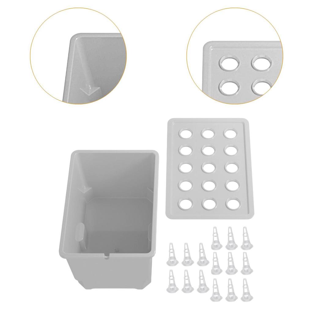 Hydroponic Growing System Kit Planting Container Practical Convenient Portable Hydroponic Grow Kit for Outdoor Vegetables