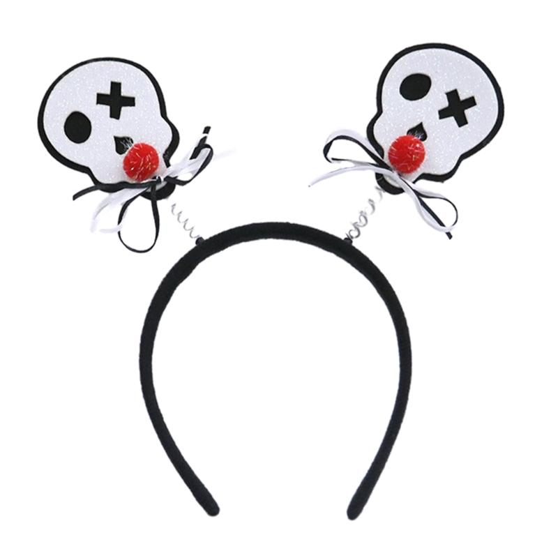 2023 Halloween Party Hairband Skull/Pumpkin Headband Costume Headdress Family Gathering Festive Headpiece Accessories