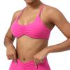 2024 New Arrival Thin Strap Fold Movement Bra Beauty Back Running Workout Training Gathered Indoor Yoga Underwear Top