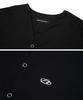MORE THAN BLACK Logo Cardigan Shirt