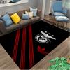 1pc Office Carpet, SL Benfica Chair Rug, Living Room Printed Area Rug, Home Chair Floor Mat
