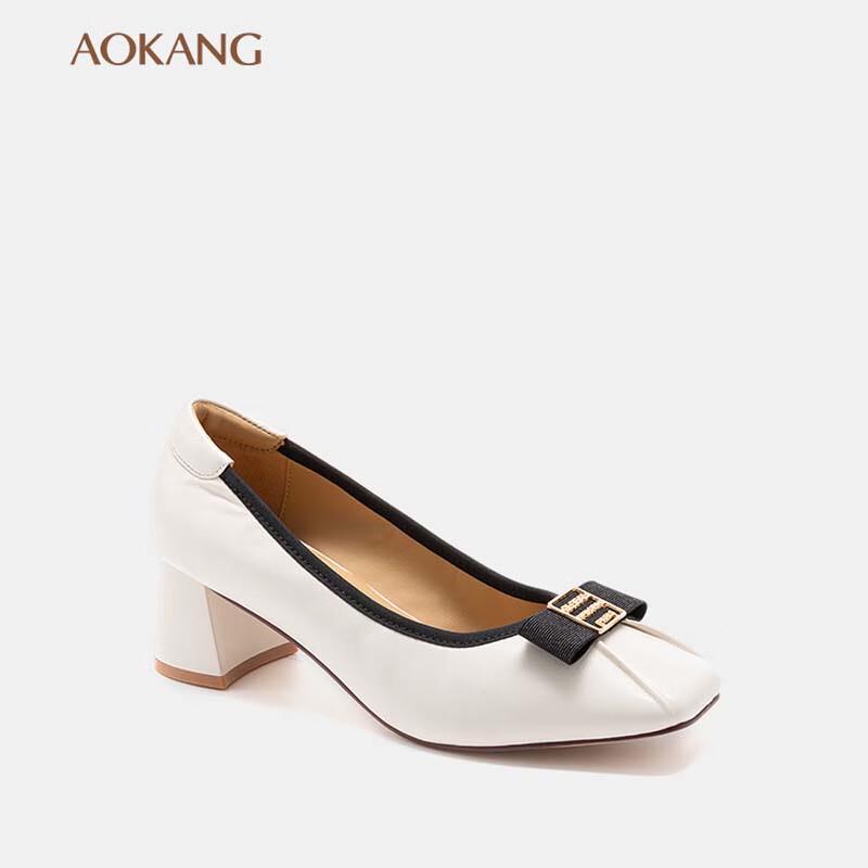 Aokang Women s Mid-Heel Commuter Pumps 38
