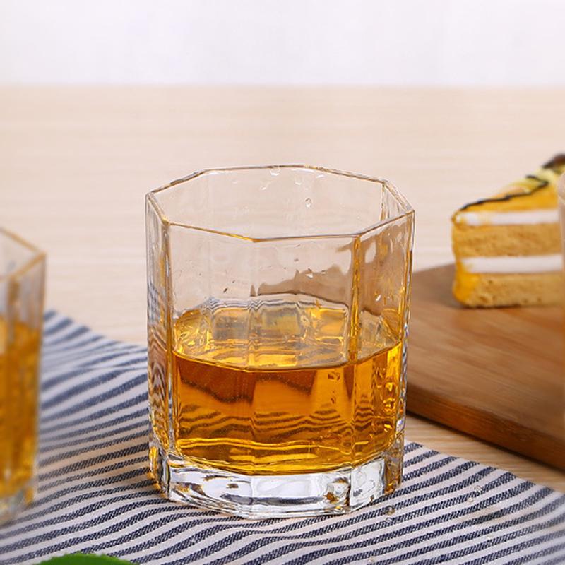 260ml 6PCS Wine Glasses Sets for Vodka Practical Travel Outdoor Cups Set Glass Creative Cold Beverage Transparent Drinkware Set