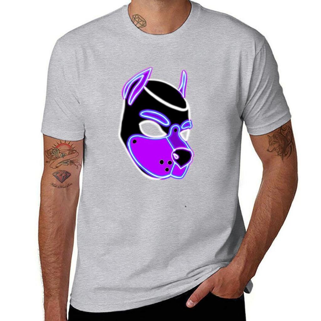 Purple Pup T-Shirt cute clothes Blouse quick drying customs design your own mens graphic t-shirts funny