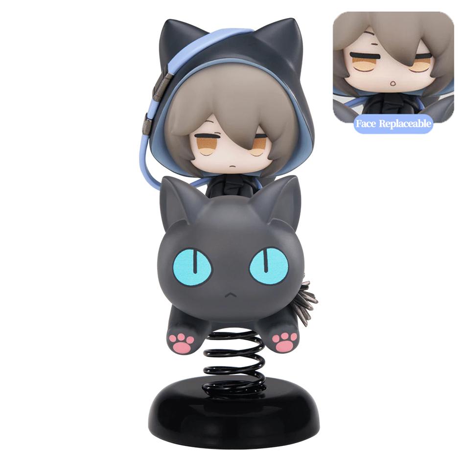 

Arknights Joyful Shake Phantom Q-version rocking music 9.5CM Anime Figure PVC Collection Cute And Charming Desktop Ornaments Model Playthings Present