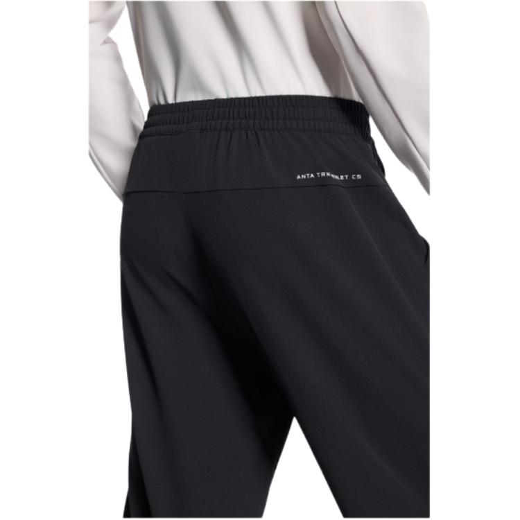 Anta Training Series Solid Color Mid-Rise Fashion Soft Breathable Versatile Straight-Leg Sports Pants Men Bottoms 952537507-4