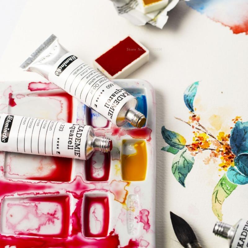 15ml 6-Farben Deutscher Schmincke Aquarellpigment Fällungsfarbe Abteilung College Kunst Aquarellmalerei Kreationsfarben
