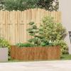 VidaXL Jardinière rouillé 120x80x40 cm acier inoxydable, pot de fleurs, support de plantes, lit surélevé, support de 860751