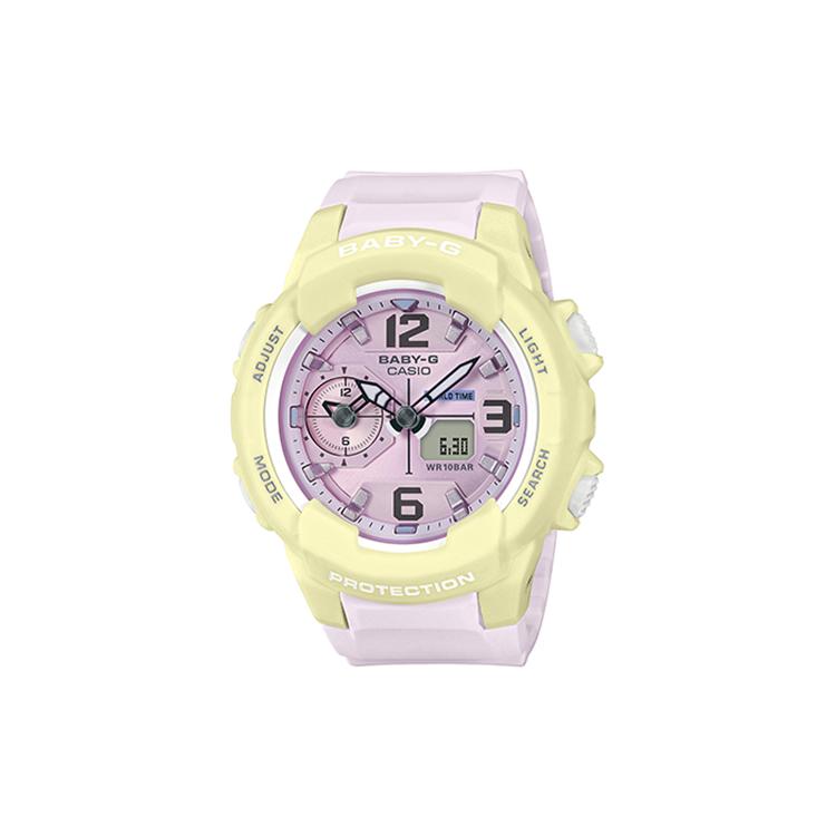 Женские часы CASIO BABY-G Белые BGA-230PC-9BPRT Beige