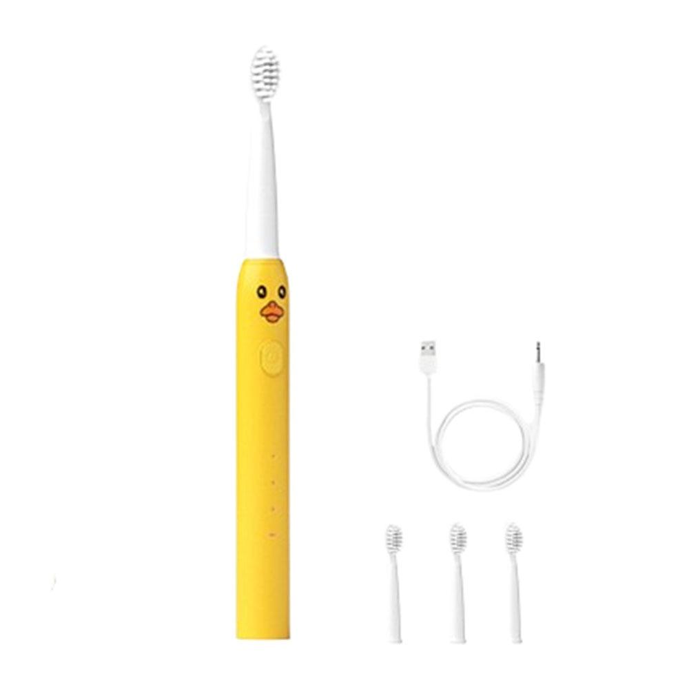 

4pcs Replacement Heads Children Sonic Electric Toothbrush Cartoon Hair Cleaning Brush For Kids