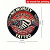 Vintage Retro Round Metal Sign Sexy Woman Artwork Weatherproof Wall Decor for Indoor Outdoor Tattoo Shop Man Cave