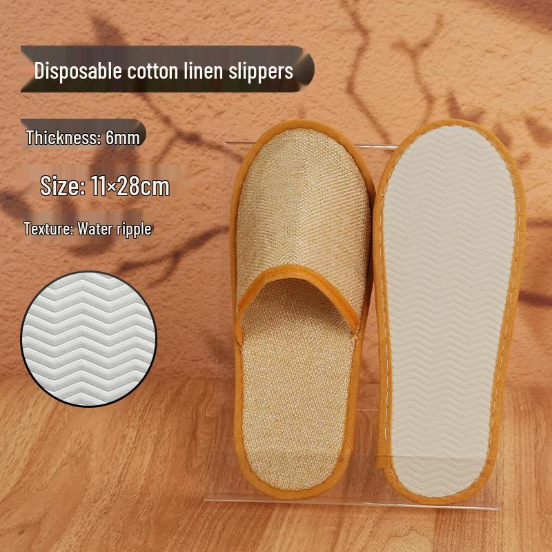 Jingyu Thickened Non-slip Disposable Hotel Slippers