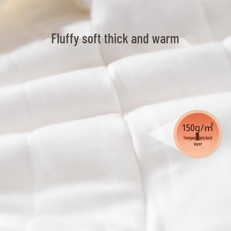 150g Quilted Cotton Baby Warm Underwear Set - High Waist Belly Protection for Boys & Girls, Autumn/Winter Homewear.