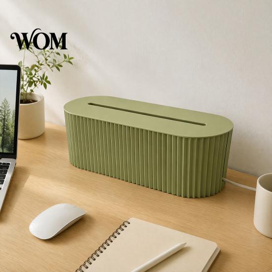 Power Strip Organizer Cable Management Box, with Cover, And Electrical Cord Storage Organizer, for Home Office Desktop Wire Box