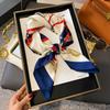 Silk scarf women's neck new scarf with coat 70 small square scarf scarf mother high-end scarf