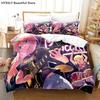 New 3D Print Bocchi The Rock Anime Comfortable Duvet Quilt Cover Pillowcase Bedding Set Children Bedroom Decoration Home Textile