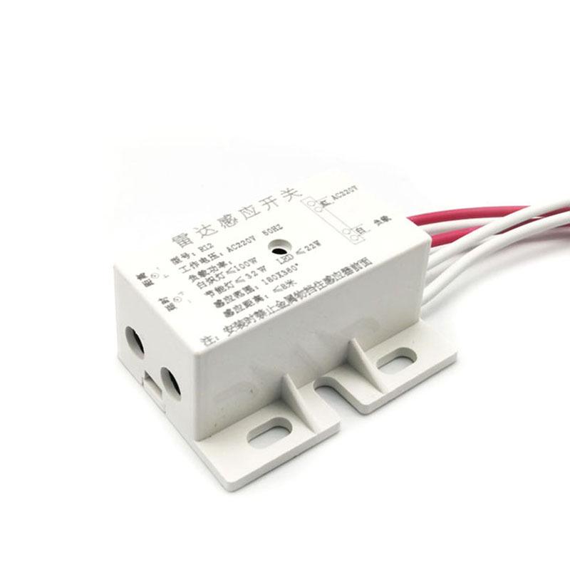 220V Adjustable Microwave Motion Sensor with Delay Control