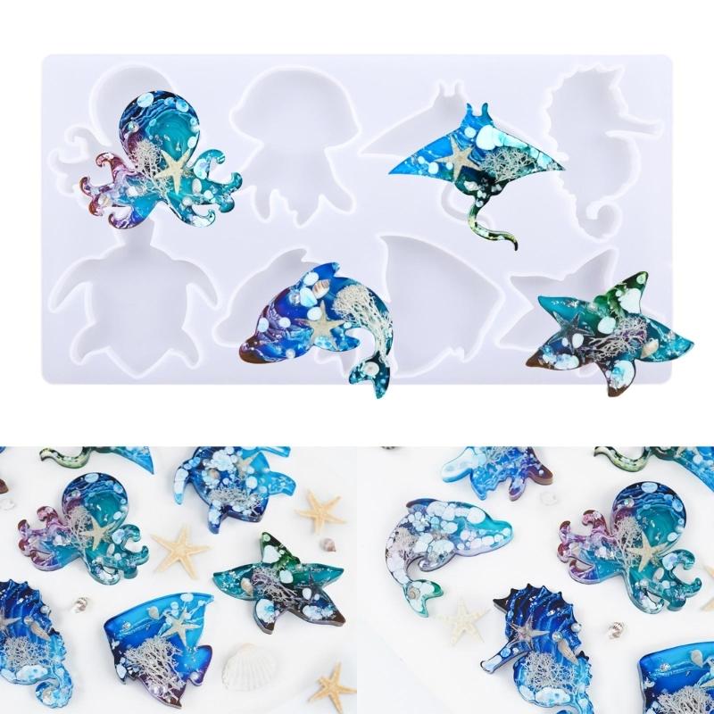 Silicone Pendant Moulds Clay Molds Silicone Keychain Moulds Silicone Material Perfect Gift for Hand Making Lovers Friend