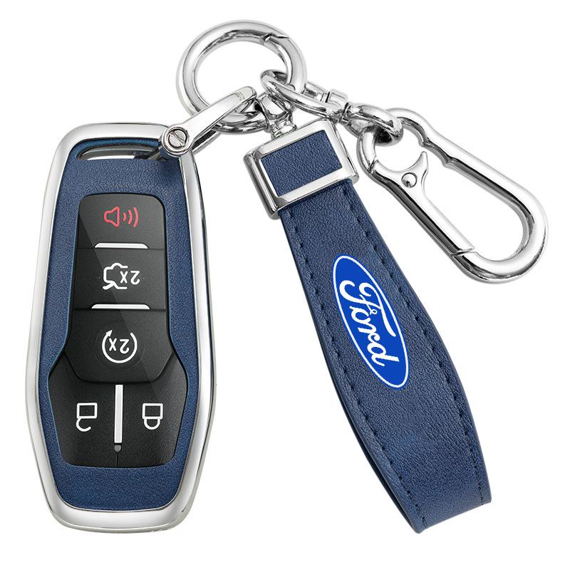 Ford Taurus Key Case for 2015-2017 Explorer Mustang - Metal Shell with Buckle