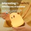Squishy Capybara Night Light for Kids, Silicone Capybara Lamp with Continuous Dimming - Rechargeable Silicone Animal Lamp for Kids, Bedroom Decor
